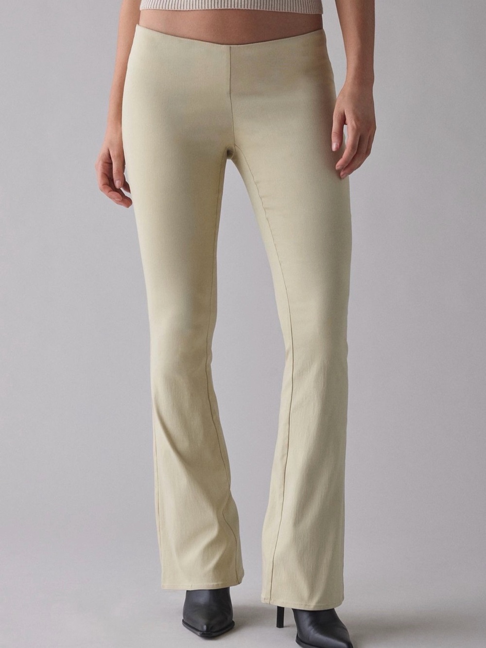 Urban Outfitters Stretch Pull-On Low-Rise Flare Pants